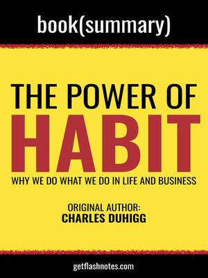 cover image of Book Summary: The Power of Habit